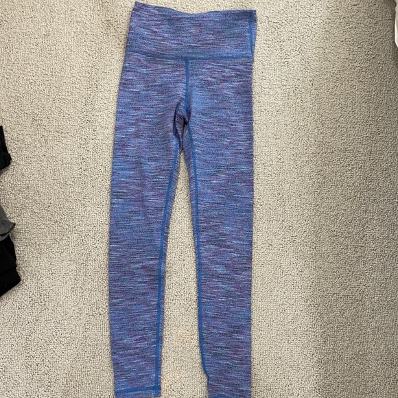 purple/blue ivivva leggings size 14 full length - Picture 1 of 2